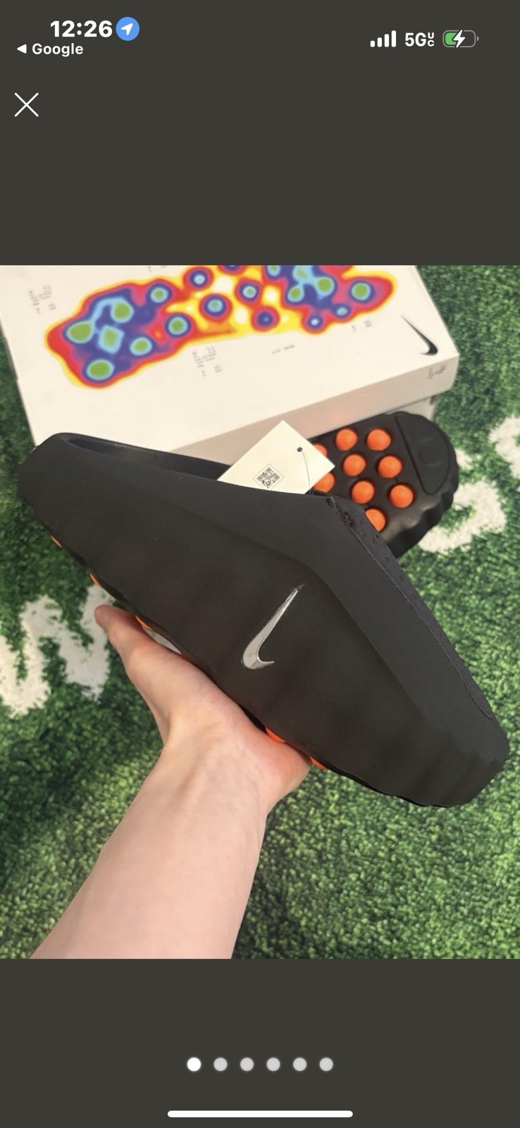 Nike Mind 001 black chrome slides