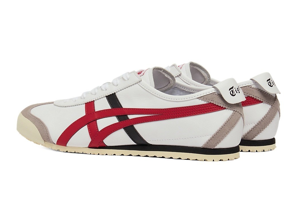 Onitsuka Tiger Genuine MEXICO 66 WHITE / CLASSIC RED USA Buyer No Import duties