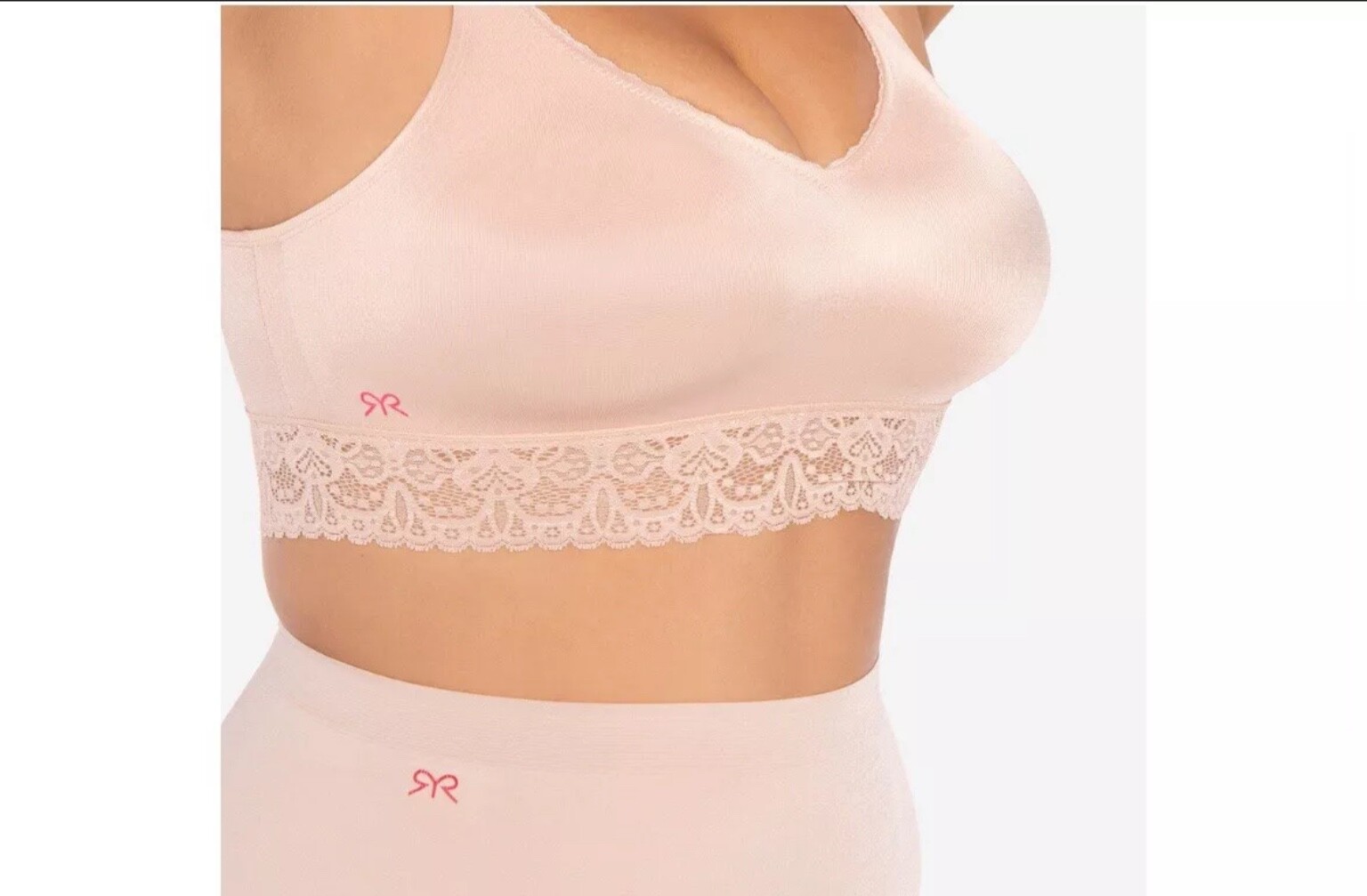 RUBY RIBBON LACE DEMIETTE #3033 NWOT