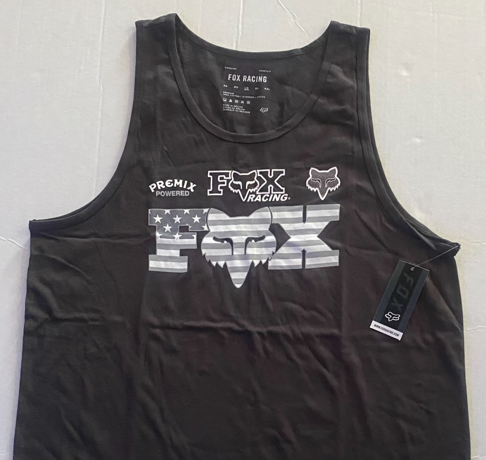Fox Racing Premium Tank Top LIVE FREE. SIZE LARGE NEW