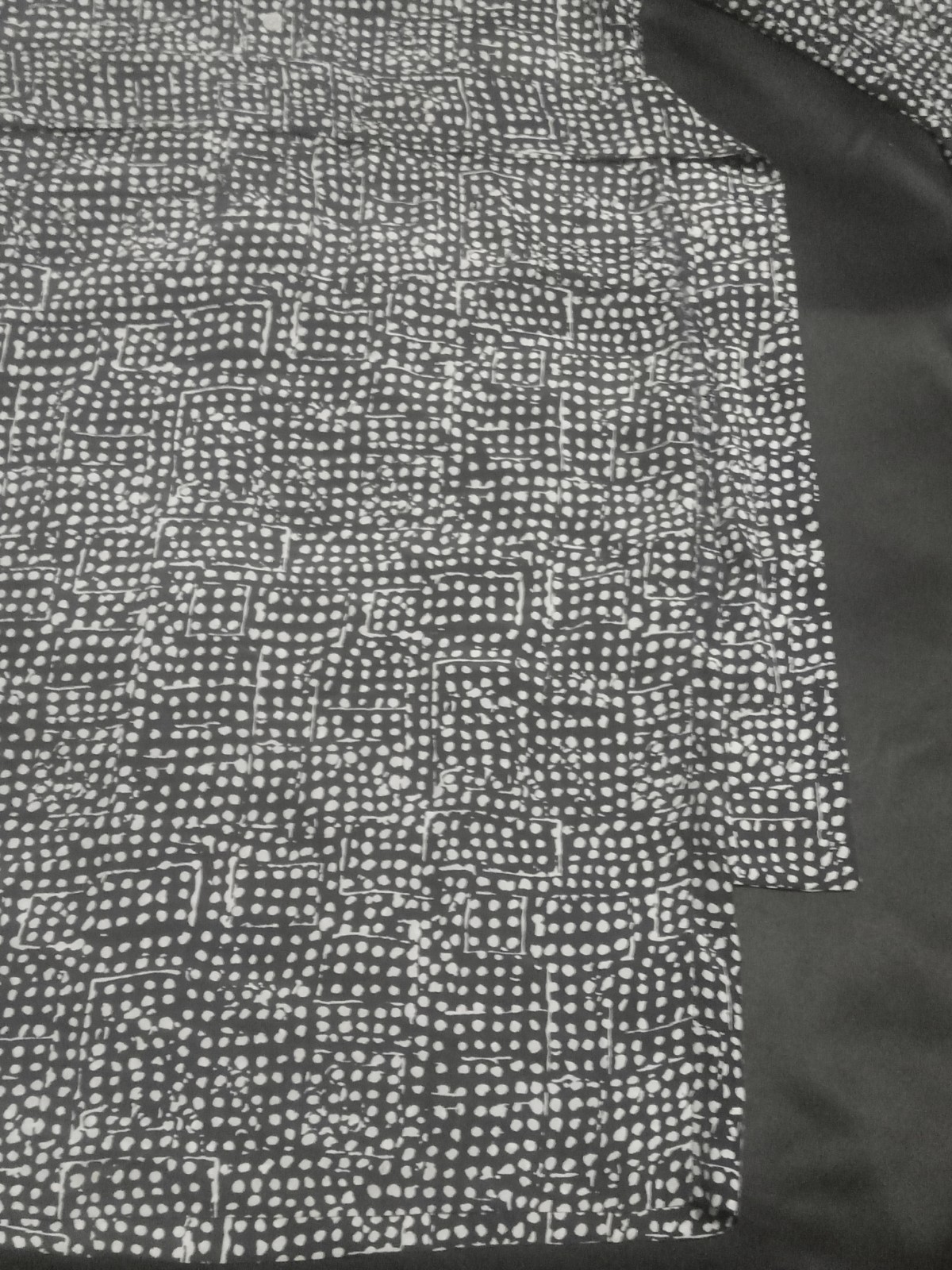 Brownstone Studio New York Shirt Dress Size 12 Black White Polka Dot Belted USA