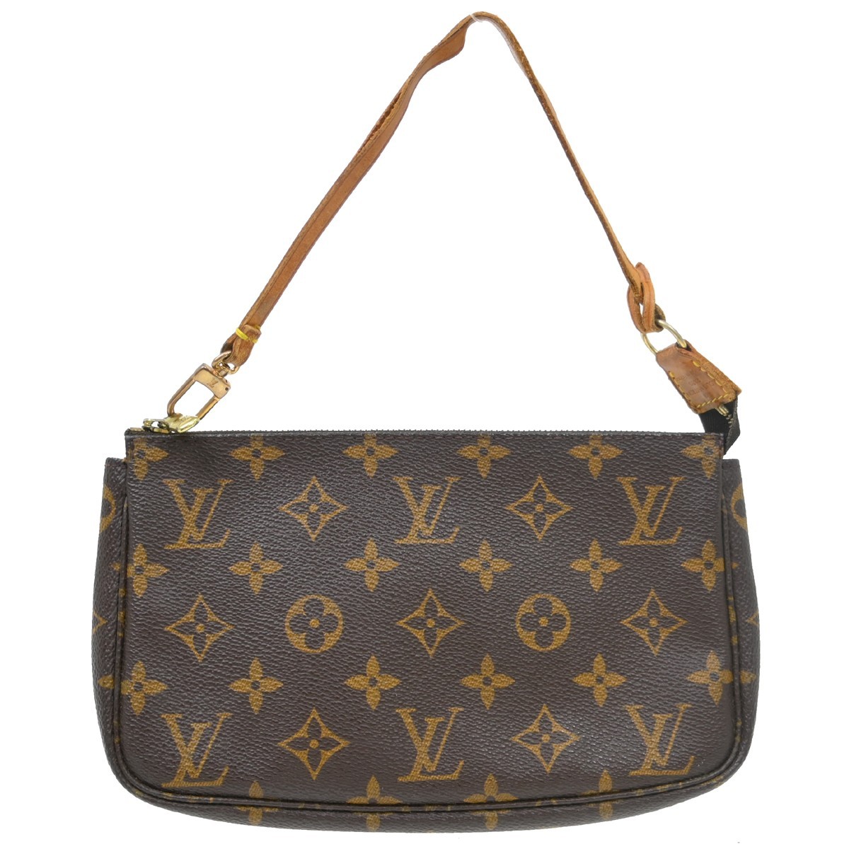 Best05 LOUIS VUITTON MONOGRAM POCHETTE ACCESSOIRES HANDBAG M51980 AR1908 BQ00494
