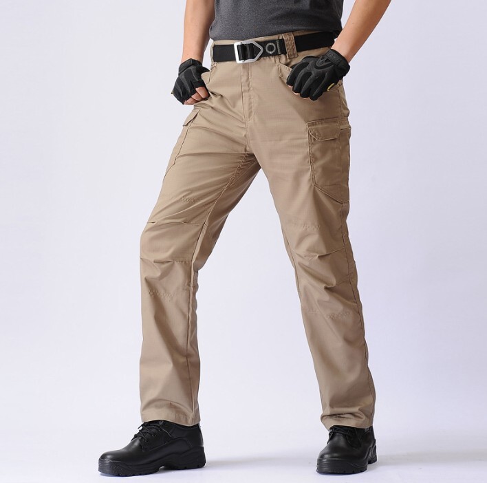 Mens Cargo Pants Tactical Waterproof Work Outdoor Hiking Combat Trousers US
