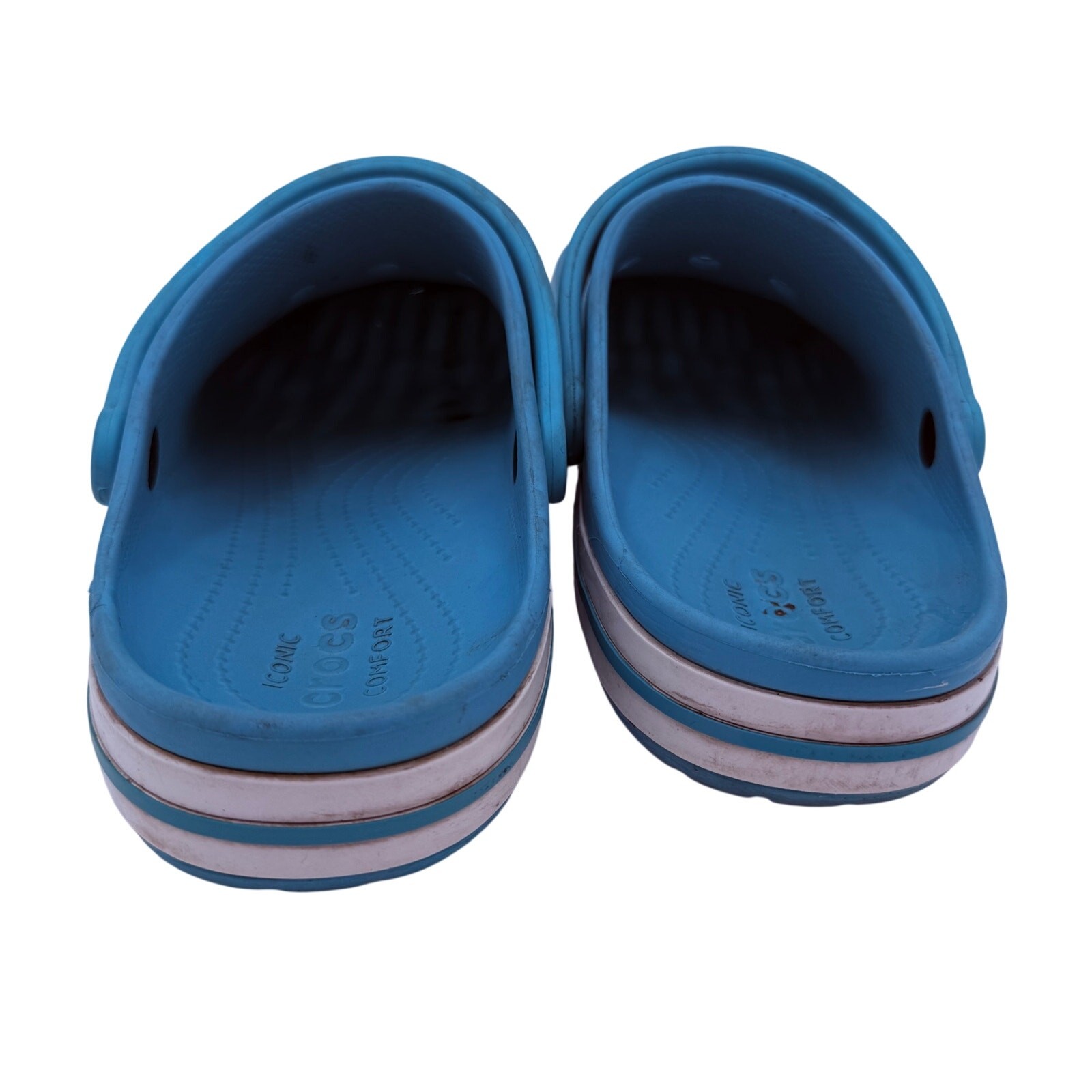 Crocs Men’s Bayaband Turquoise Blue Clogs Sandals Size 13