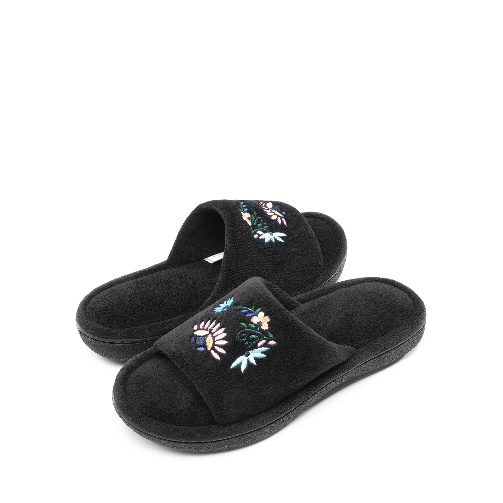 Women Memory Foam Slippers Open Toe Lightweight Comfort Slip On House Slippers