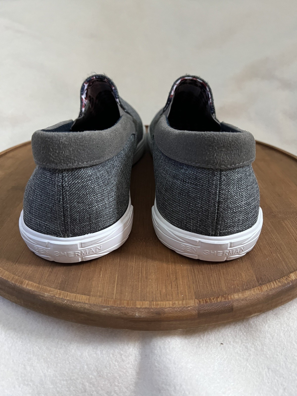 Ben Sherman Percy Slip On Mens Gray Size 12 Sneakers Shoes
