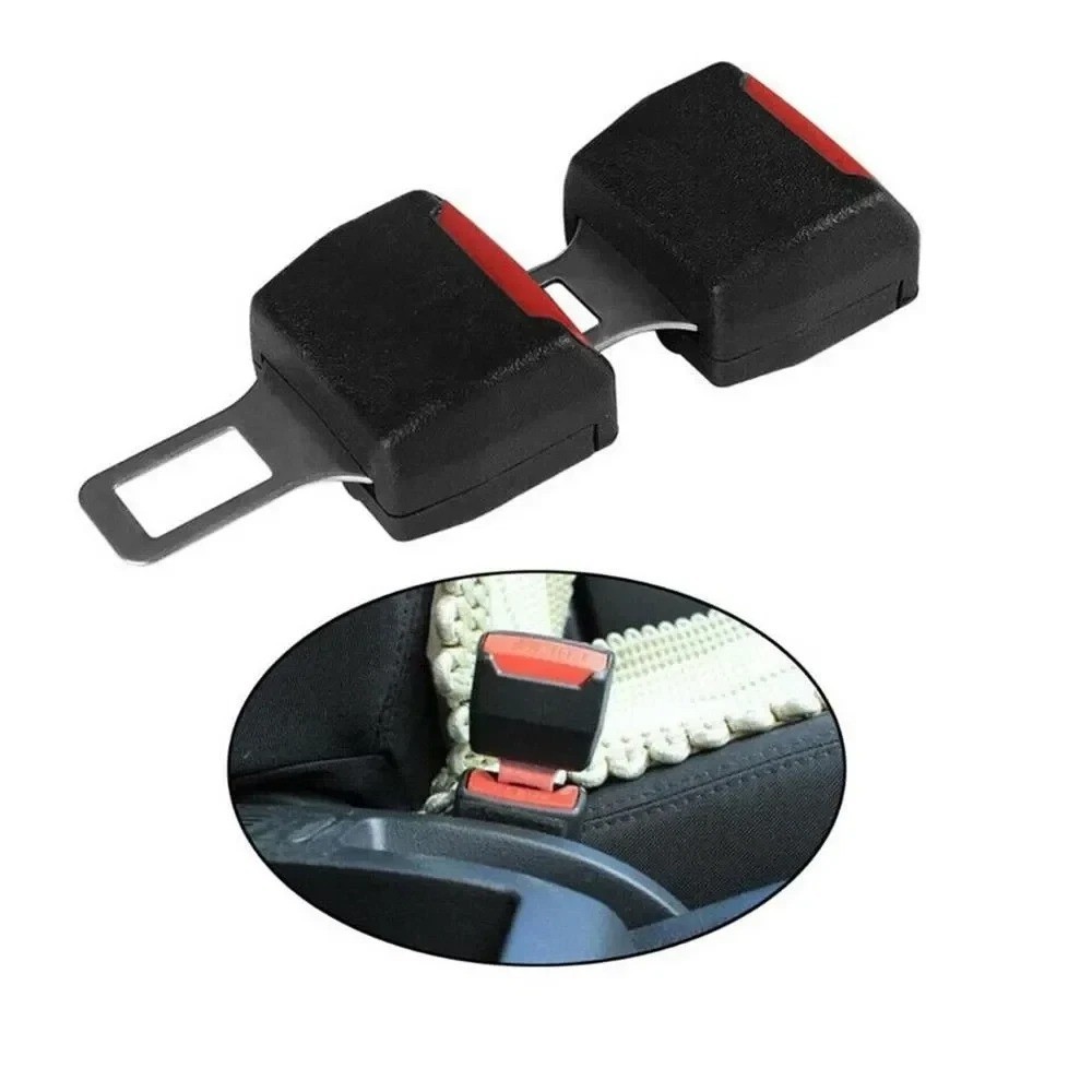 2Pcs/Set Car Safety Belt Buckle Extension Clip Safety Belt Buckle Thick Socket P