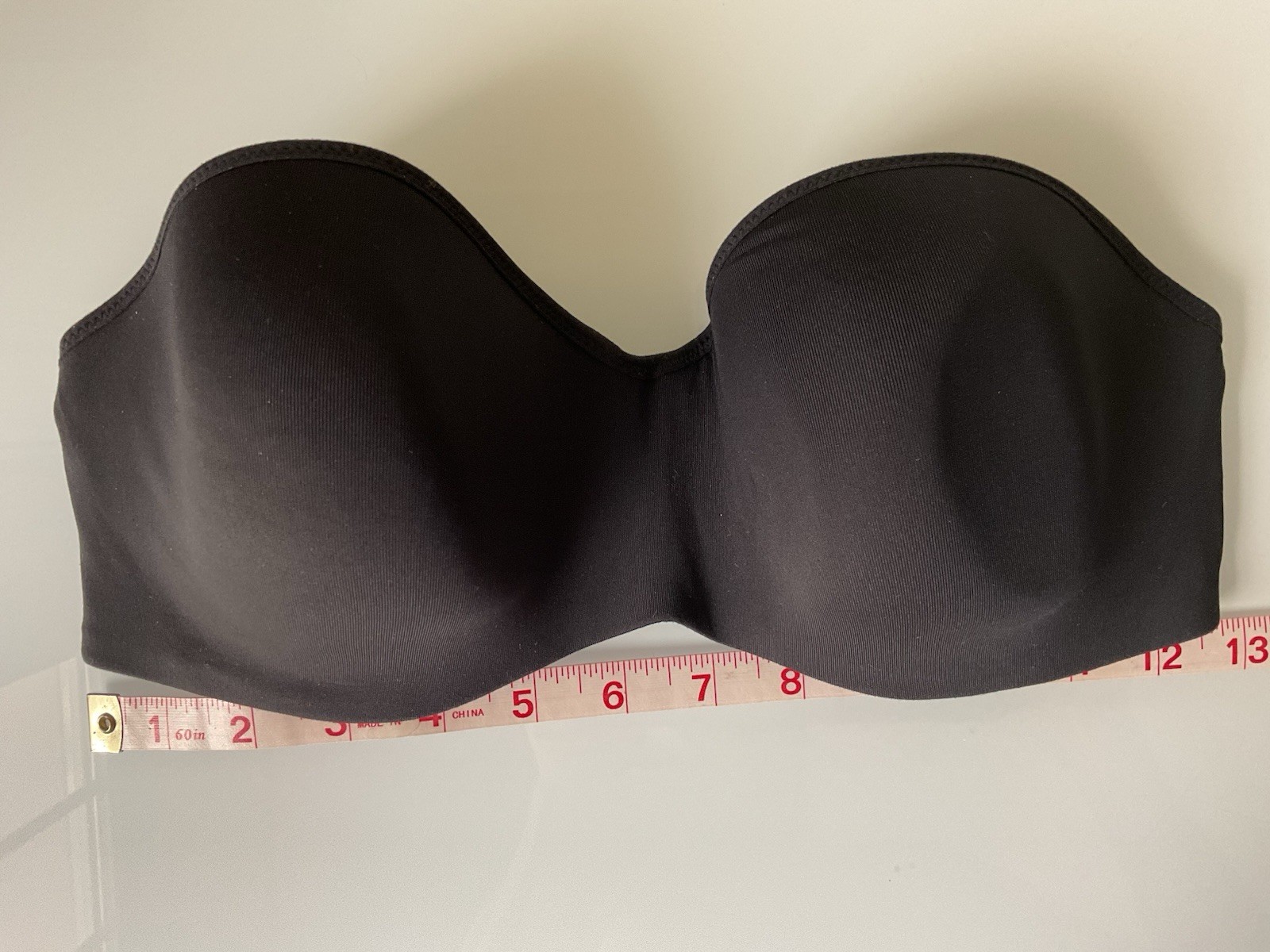 Le Mystére Women’s Swirl Hybrid Underwire Strapless Bra Black 34B