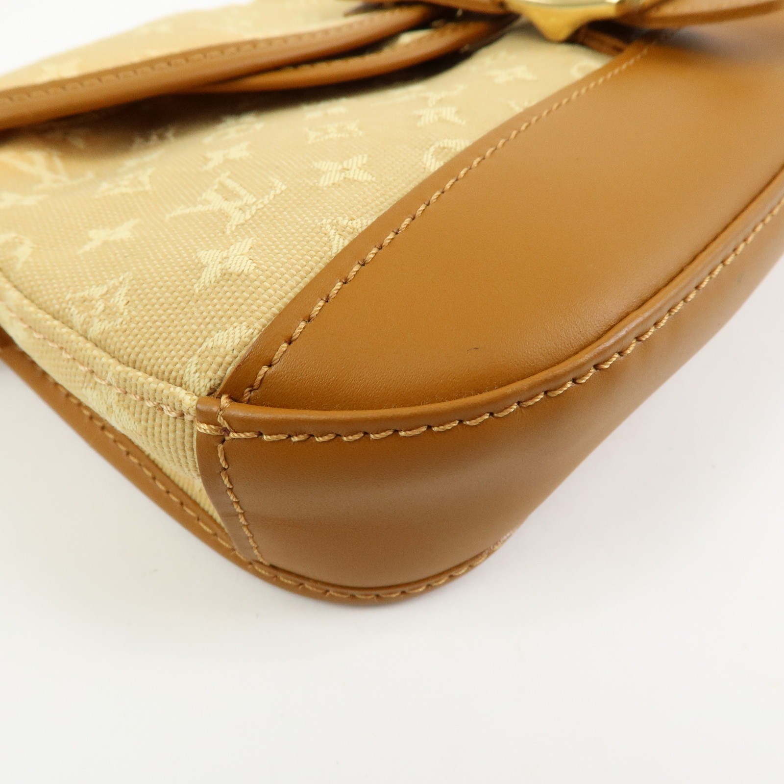 Louis Vuitton Monogram Mini Marjolie Hand Bag Beige M92694 Authentic Used F/S