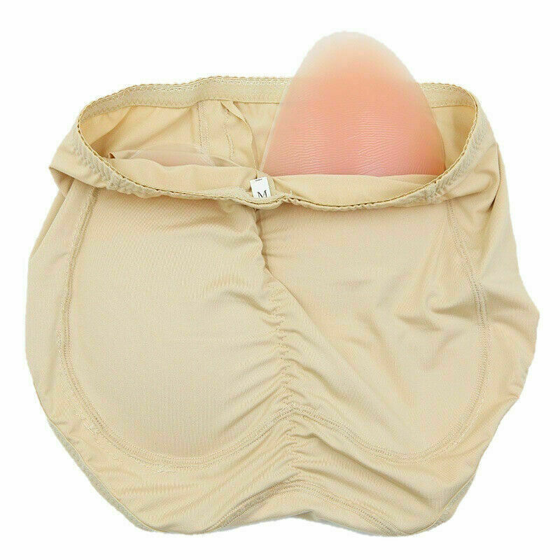 Silicone Butt Padded Panty Underwear Enhancer Buttocks Shapewear Girdle 2 Pads