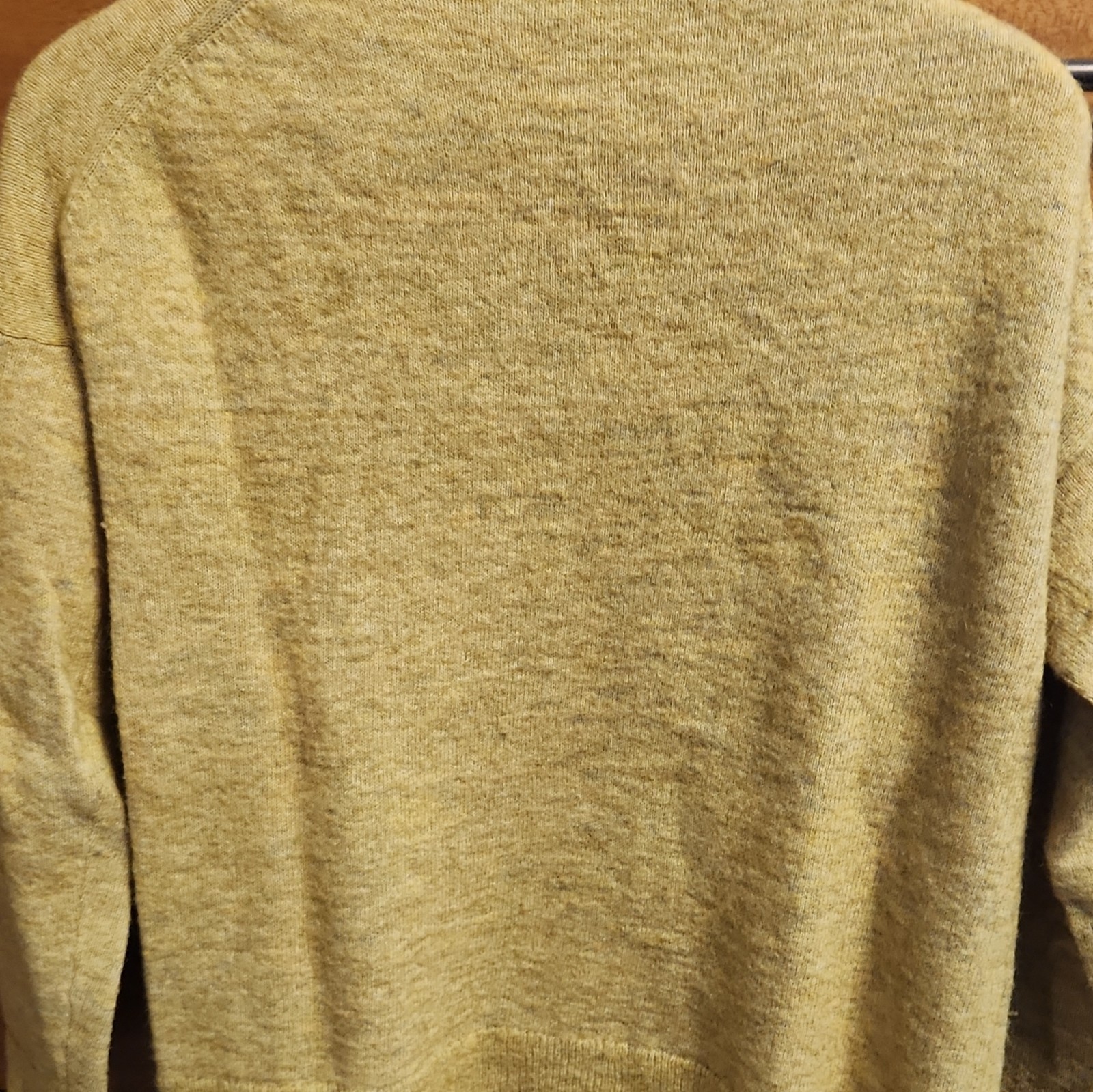J.Crew Women’s Yellow Knit Button-Front V-Neck Cardigan Sweater XS Mohair Wool