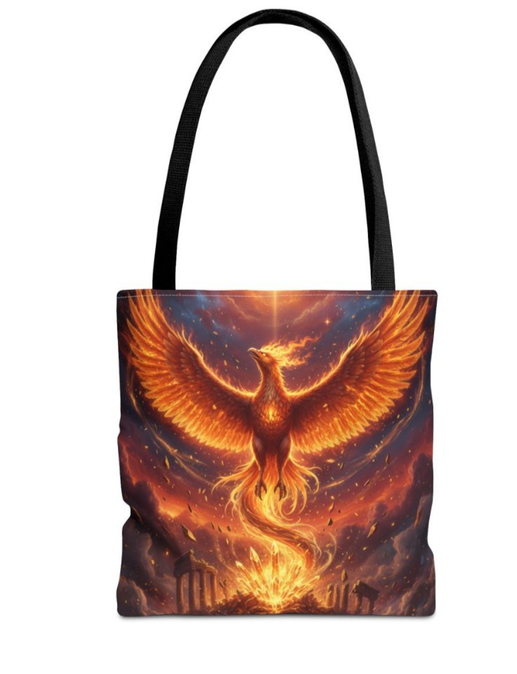 Tote Bag AOP Phoenix Rising
