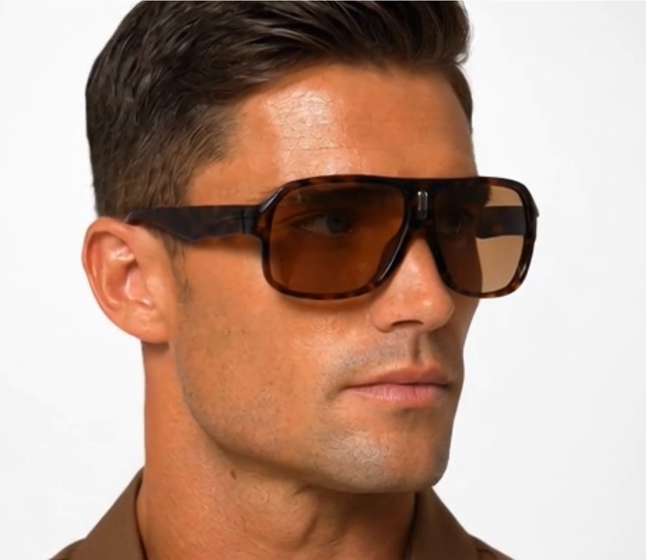 Retro 80s Fashion UV400 Protect Vintage Black/Demi Pilot Men Women Sunglasses