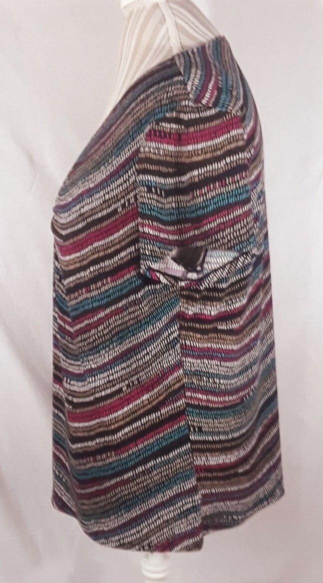TA 1-23 GEORGE Stretch multicolor XL ladies short sleeve top