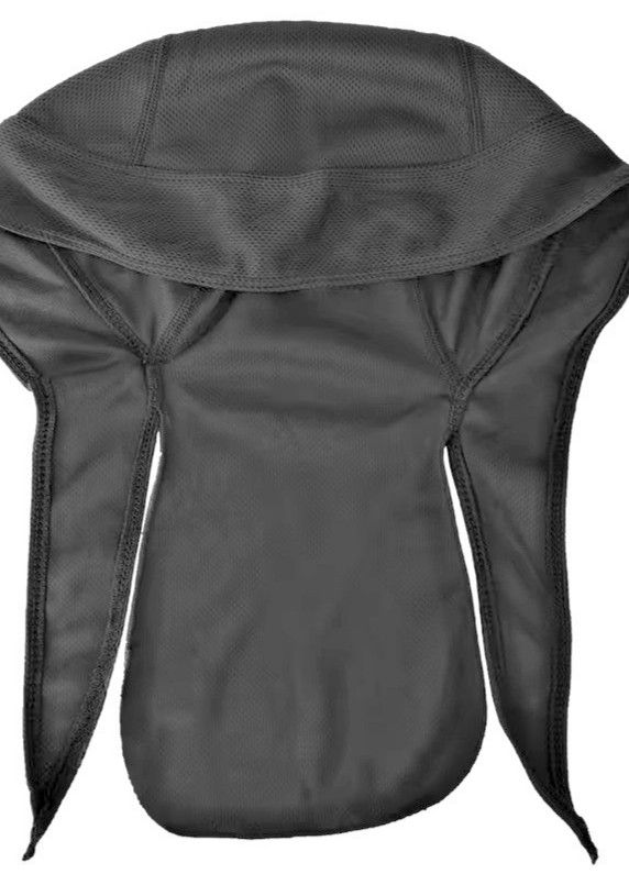 Motorcycle Wrap Biker Du Do Black Bandana Paisley Doo Rag Head Skull Cap Durag.