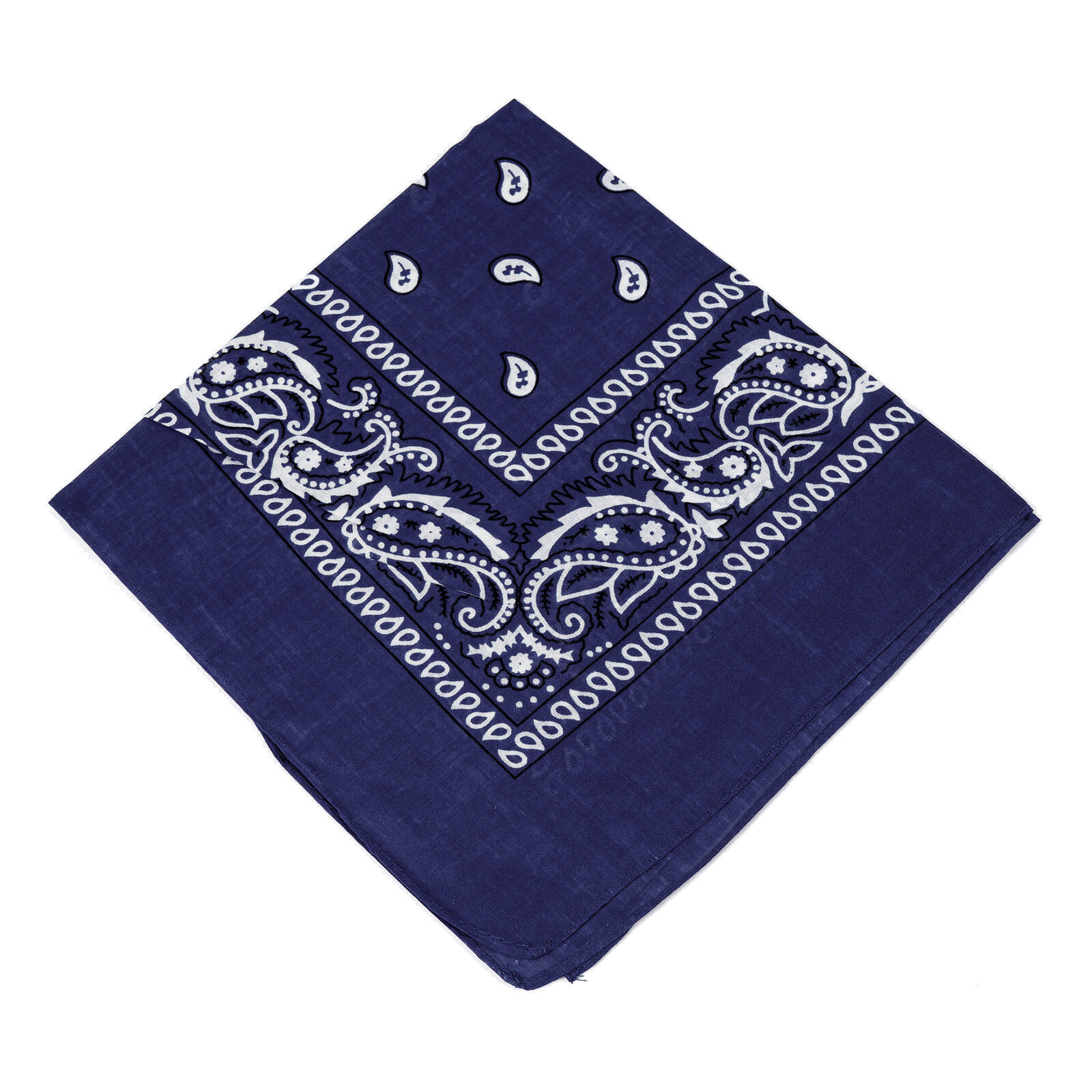3-Pack Bandana 100% Cotton Paisley Print Double-Sided Scarf Head Neck Face Mask
