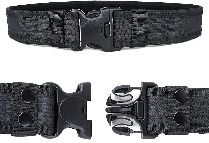 Durable Tactical Belt, Extra long Adjustable & Quick Release Nylon Waist Belts