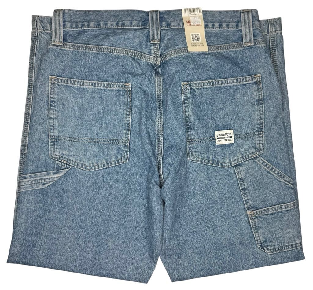 Signature By Levi Strauss & Co. #11588 NEW Men’s 100% Cotton Carpenter Jeans