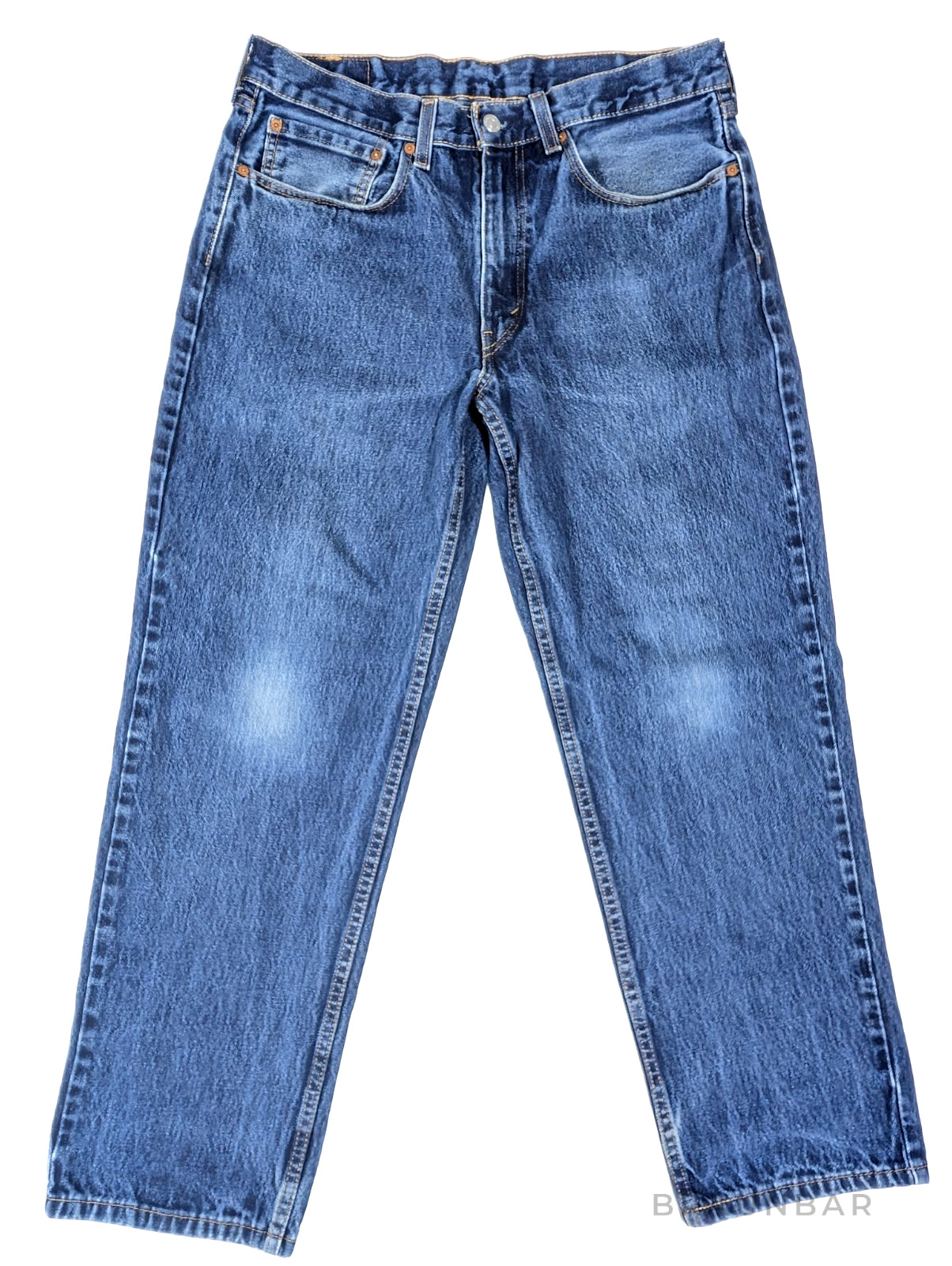 Levis`s 550 Relaxed Fit Jeans Men`s 34×28.5, Blue Denim 100% Cotton