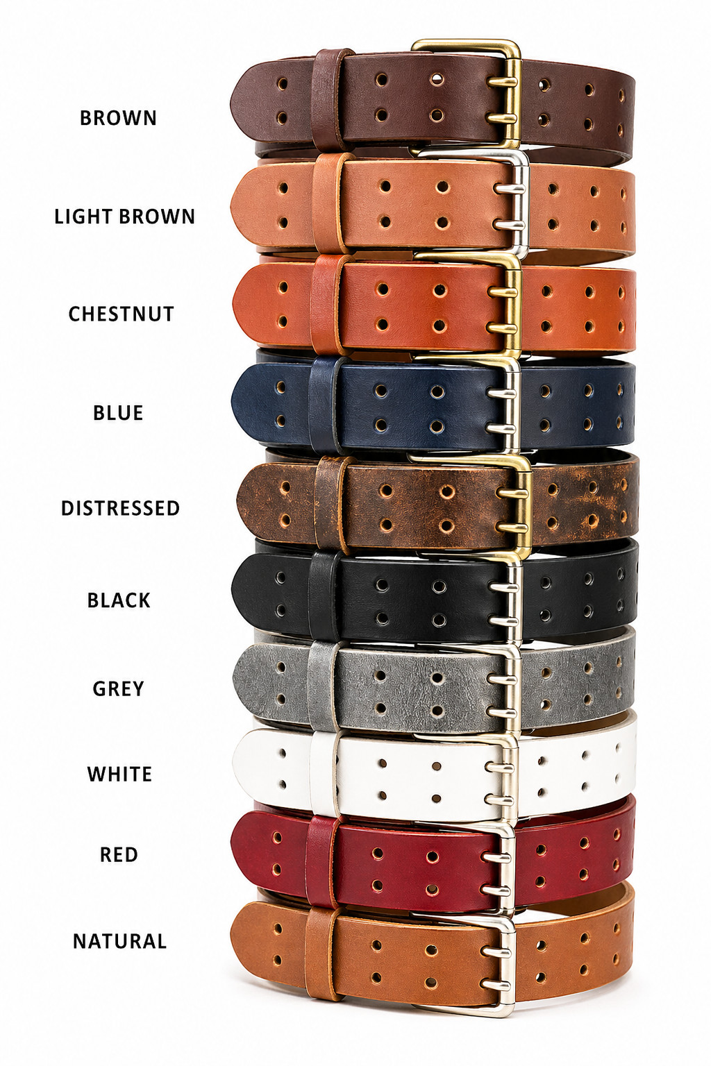 Amish Handmade Leather Gun Holster Dress Work Belt – Genuine Wickett & Craig USA