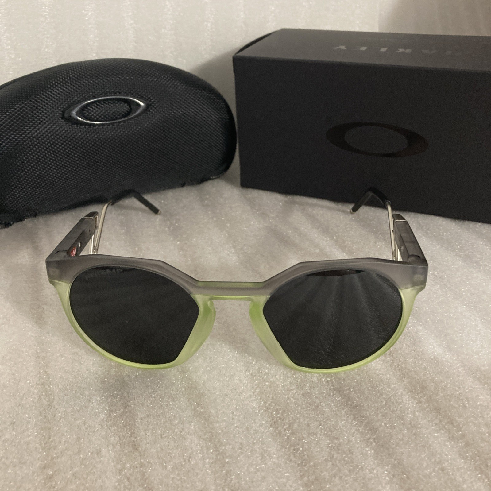 Oakley HSTN METAL Sunglasses Polarized Prizm Black Lens New With Case