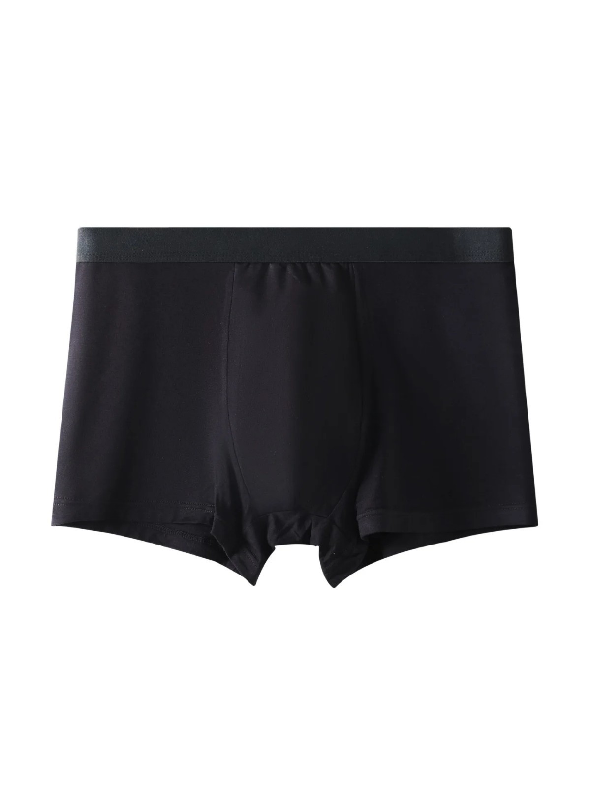 6pcs Men’s Bamboo Fiber Boxer Shorts Soft Breathable Underwear Solid Color Trunk