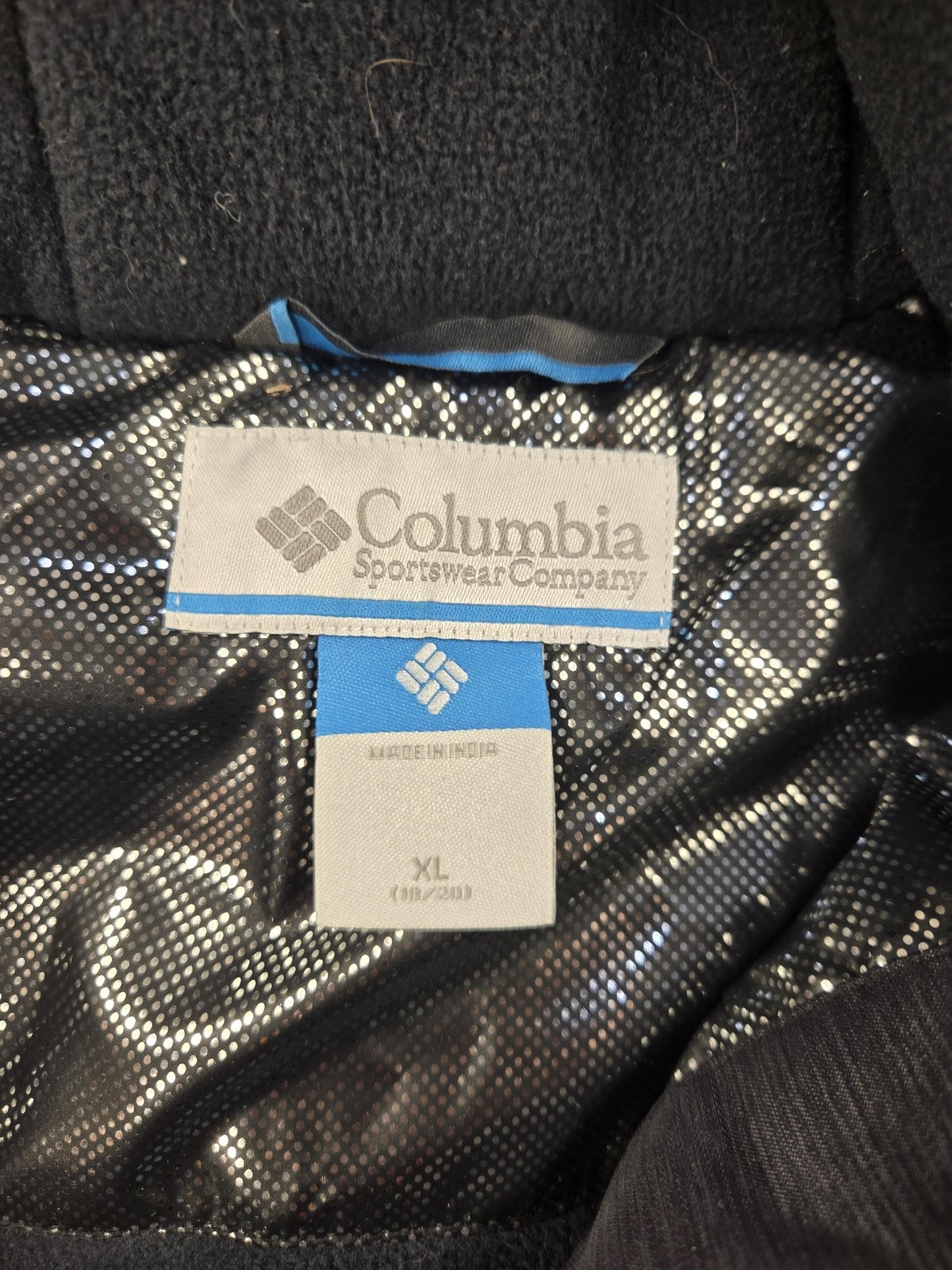 Columbia Coat Girls Youth XL Gray Hooded Faux Fur Parka Insulated Pockets Warm