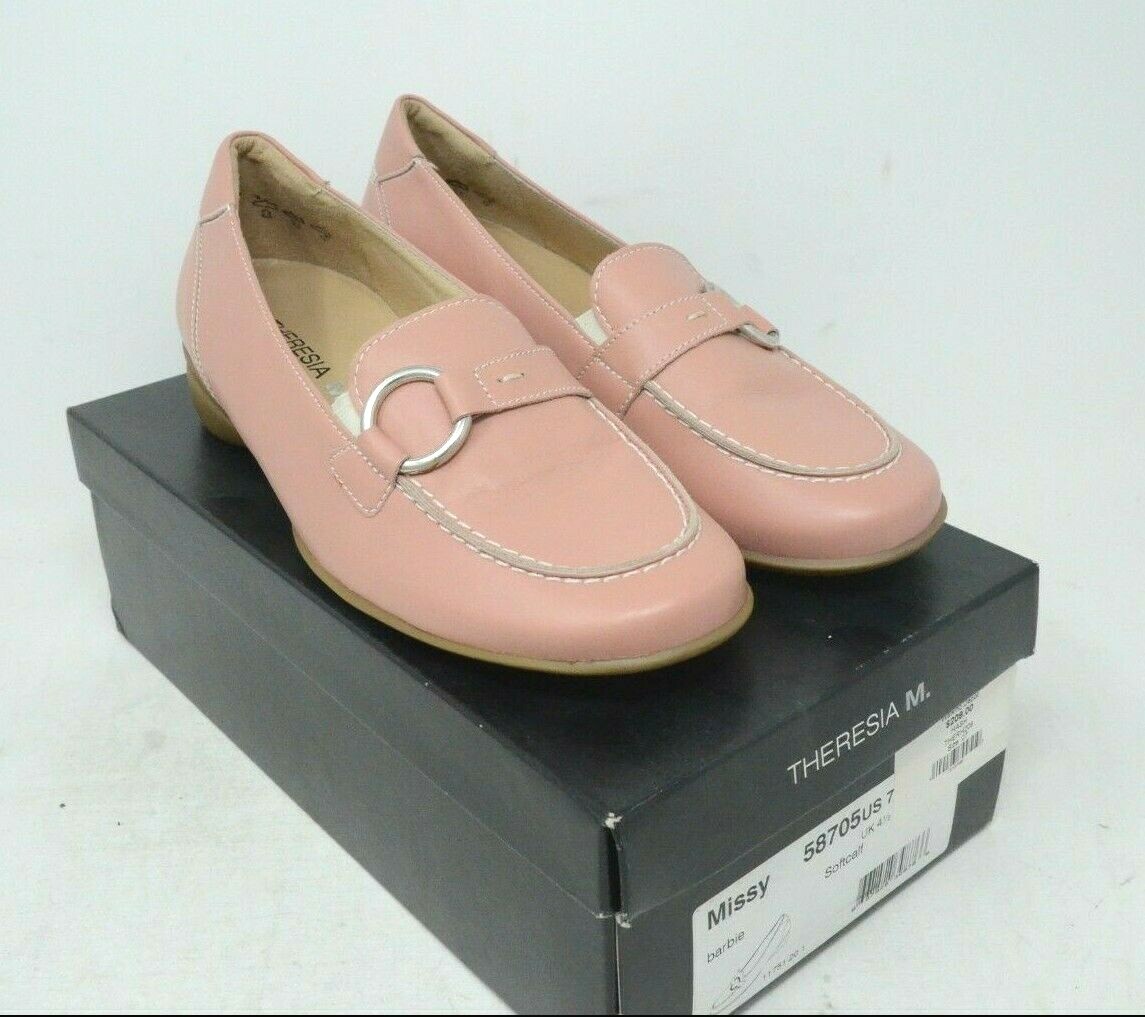 Women’s Theresia M Missy Dress Casual Shoes. Pink Leather. US Women’s Size 7