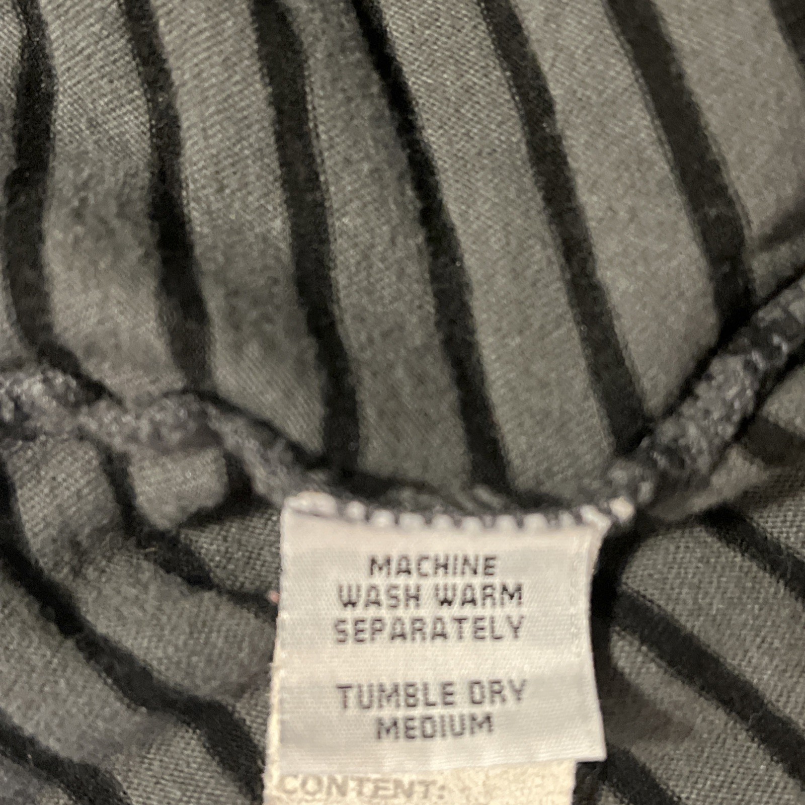 Cut Loose Women’s Large Boxy Striped Knit Top Gray Black Linen Blend Boho