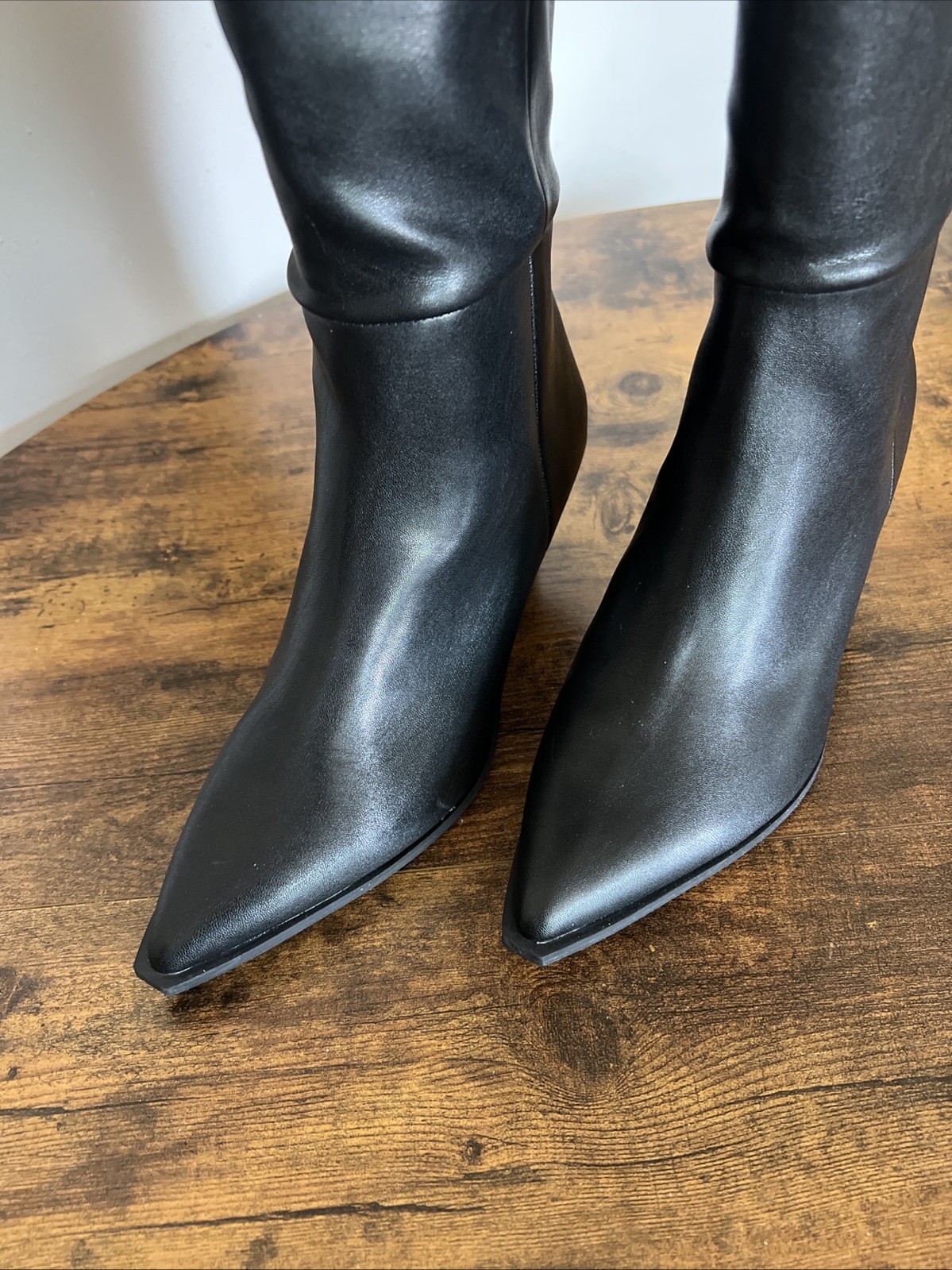 Madden NYC W MNYC Kitten Boot WC Comfort Foam Insole Extended Calf Black Size 9