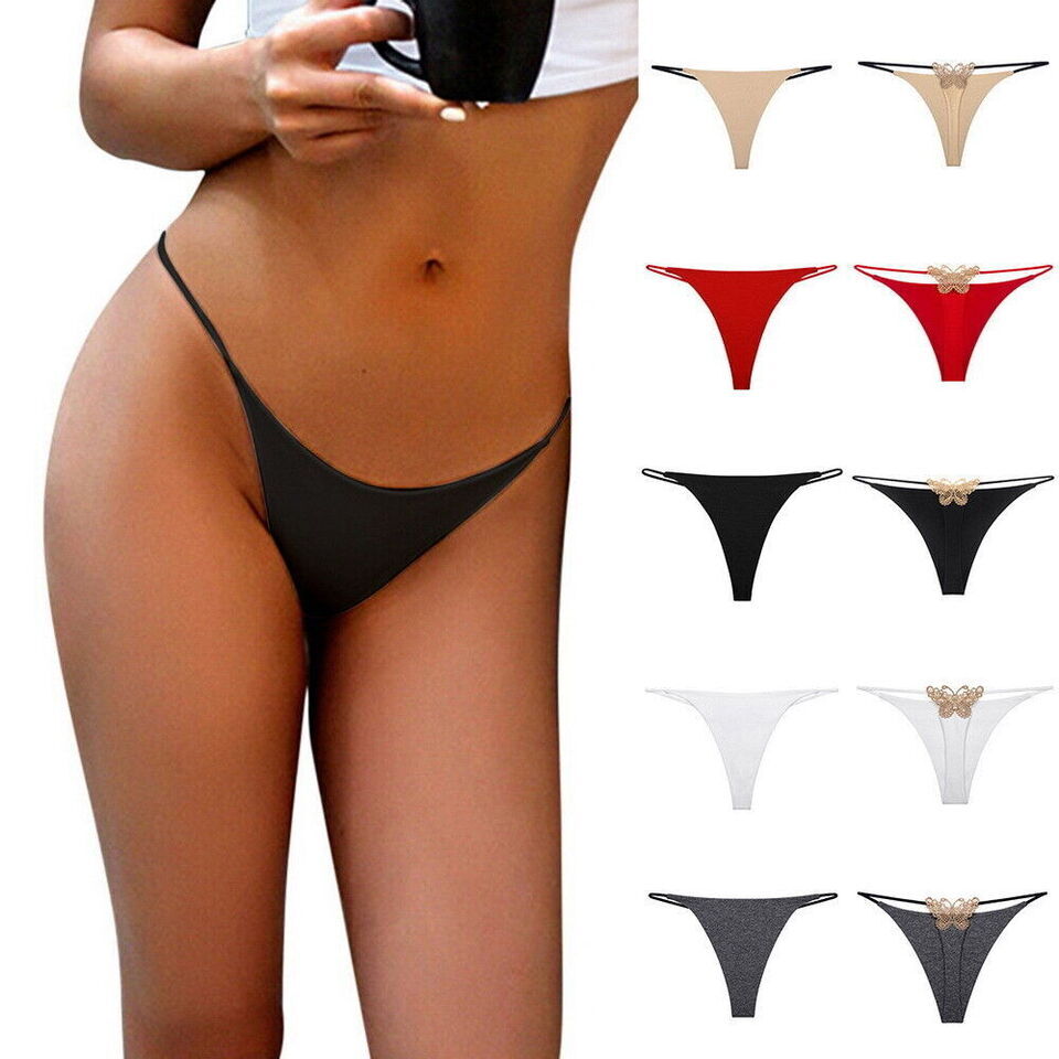 5-Pack Lot Sexy Women T back G-string Thong Babydoll Lingeries Underwear Briefs