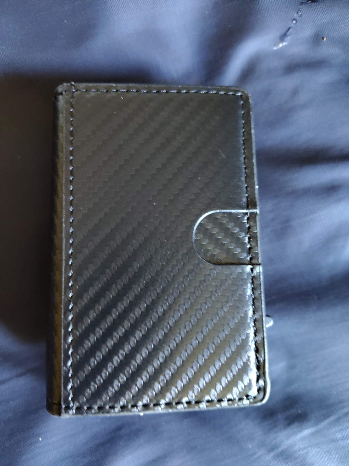 WOOVR RFID Blocking Slim Fold Card Wallet Black Men
