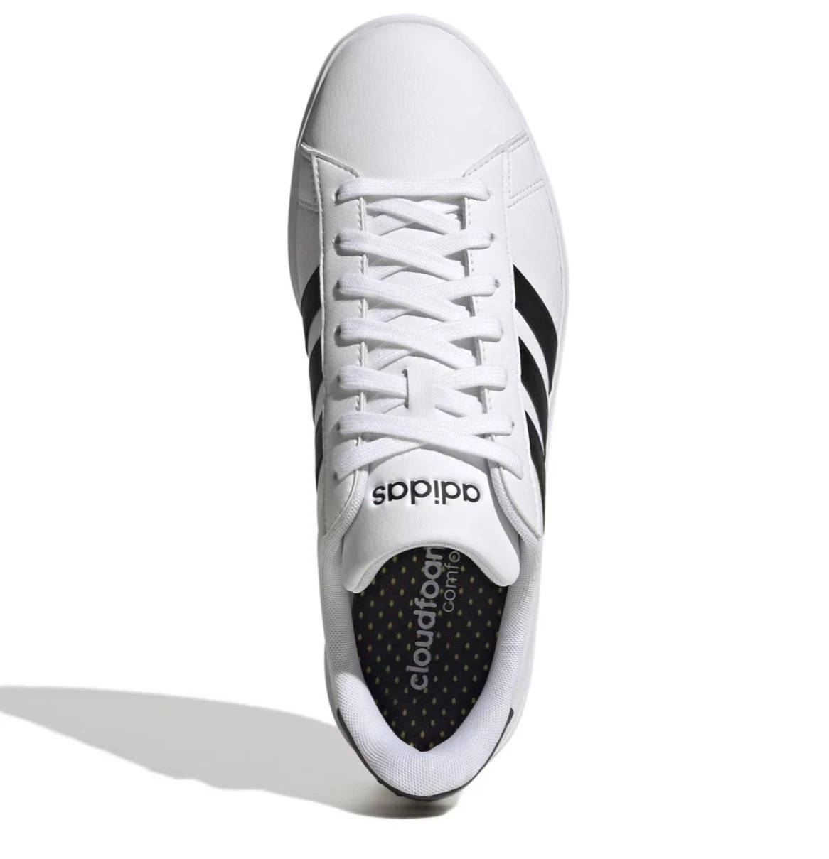 Adidas Grand Court Shoes White Black GW9195 Men’s Sizes NEW
