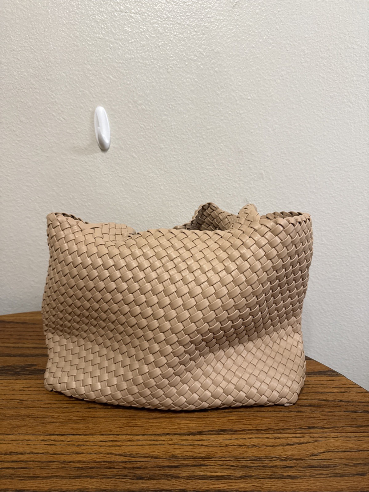 Woven Large Beige Tote New Without Tags Never Used Daytrip Summer