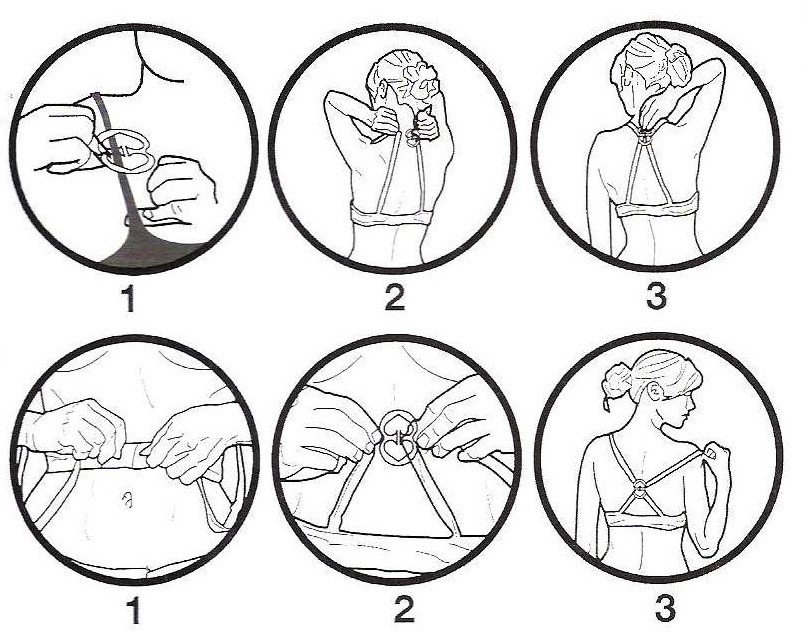 8 Piece Bra Strap Clips – Conceal Racer Back Straps Improves Support & Lift