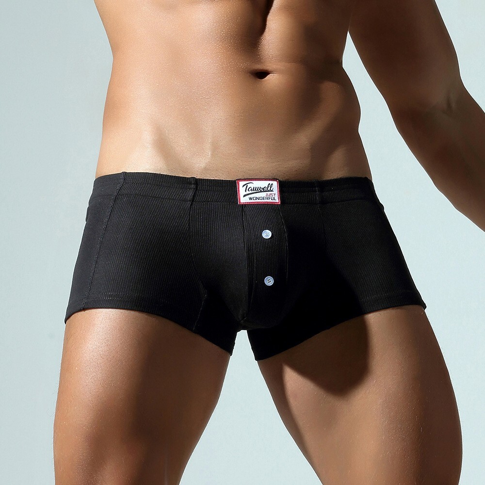TAUWELL Men’s Breathable Low-rise Trunk Underwear U Convex Design Boxer Shorts