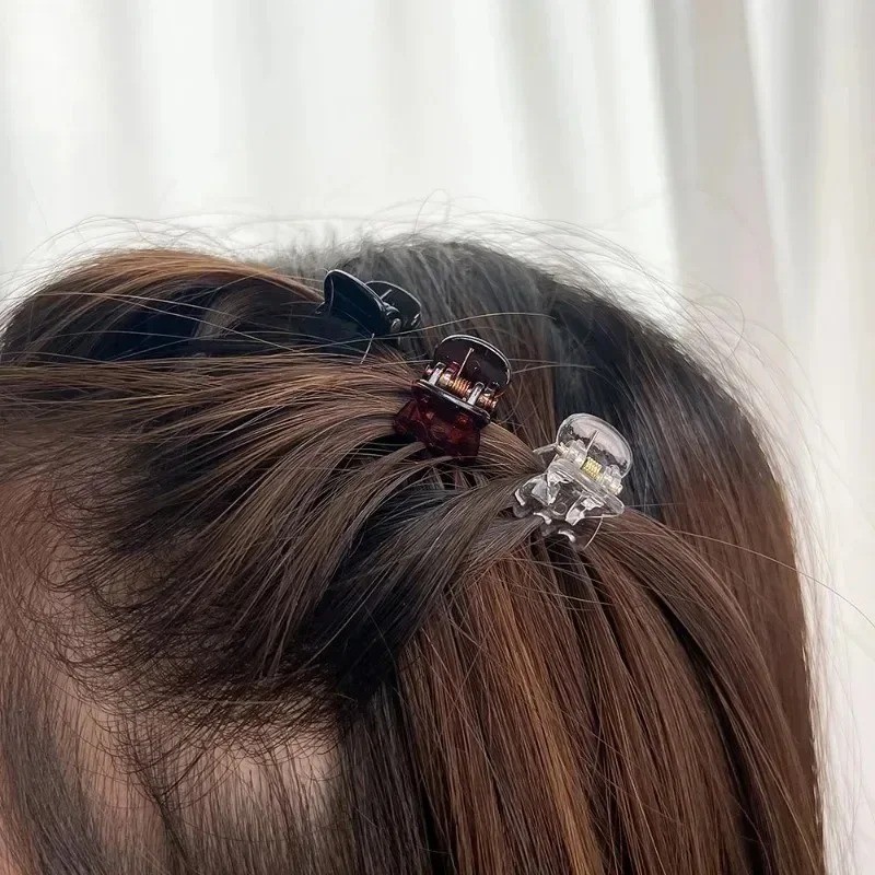 10/40PCS Mini Hair Claw Clips for Women Girls Kids Small Plastic Hair Clamps