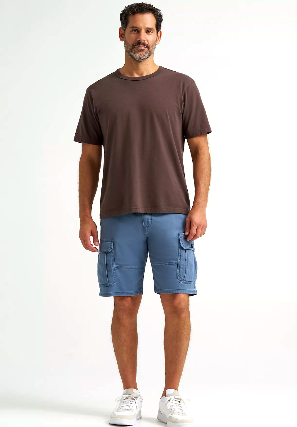 Wrangler Cargo Shorts Men’s Five Star 10 in. Stretch Above Knee Blue CHOOSE SIZE