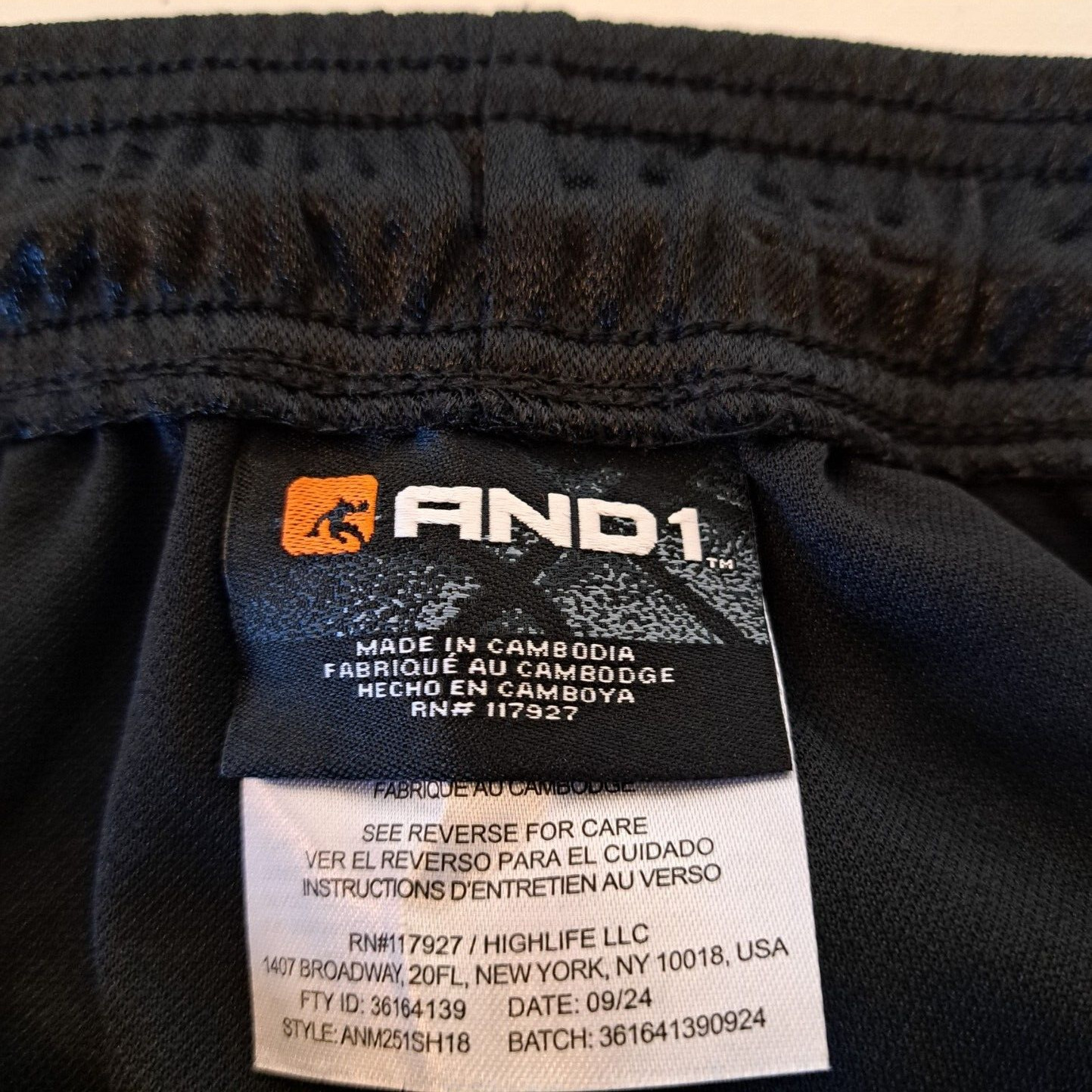 And1 Mens Shorts Basketball Gym 11″ Inseam Black White Red S M L XL 2XL 3XL SIZE