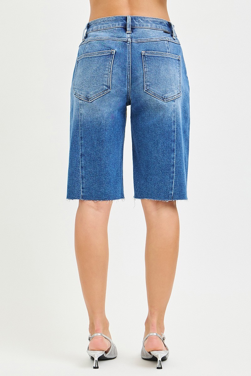 Best Price!!! – RISEN Raw Hem Slouchy Seamed Jorts – Free Shipping