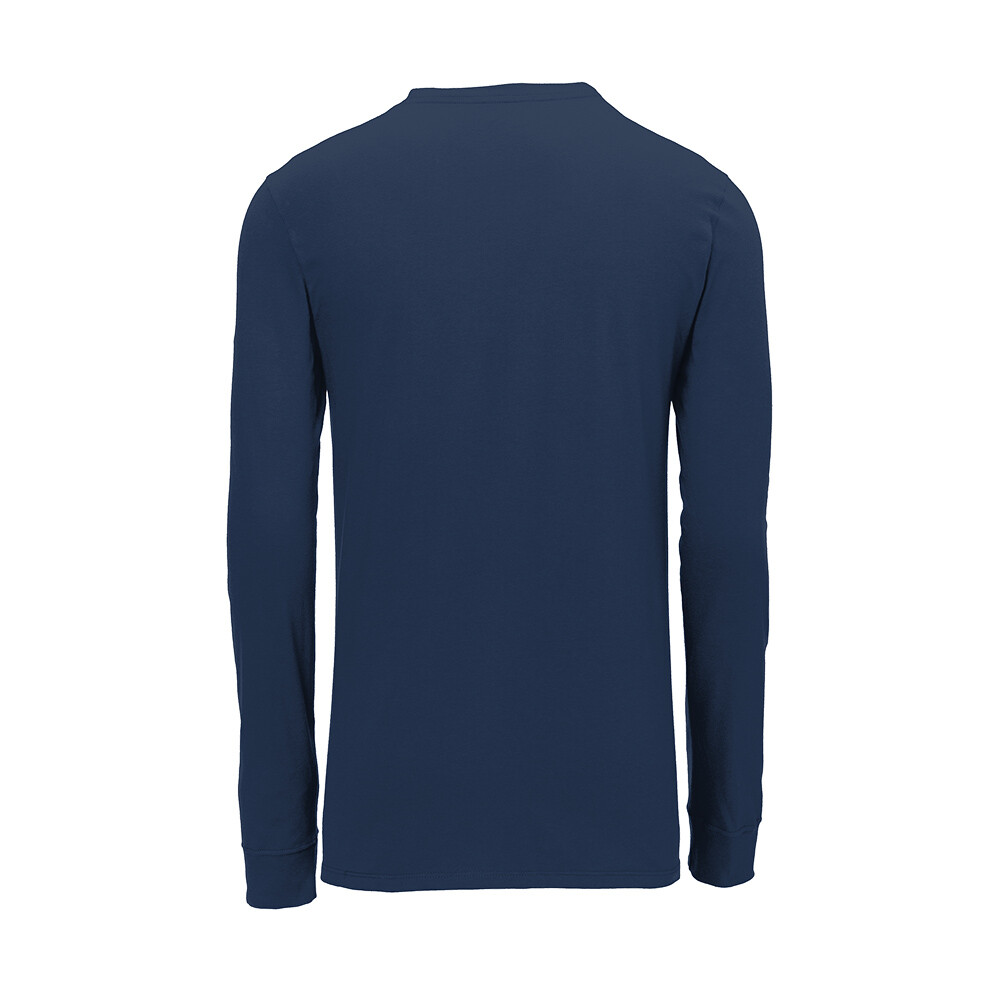 Nike Men’s Size S-4XL Dri-FIT Cotton/Poly Long Sleeve Tee Athletic Swoosh Shirt