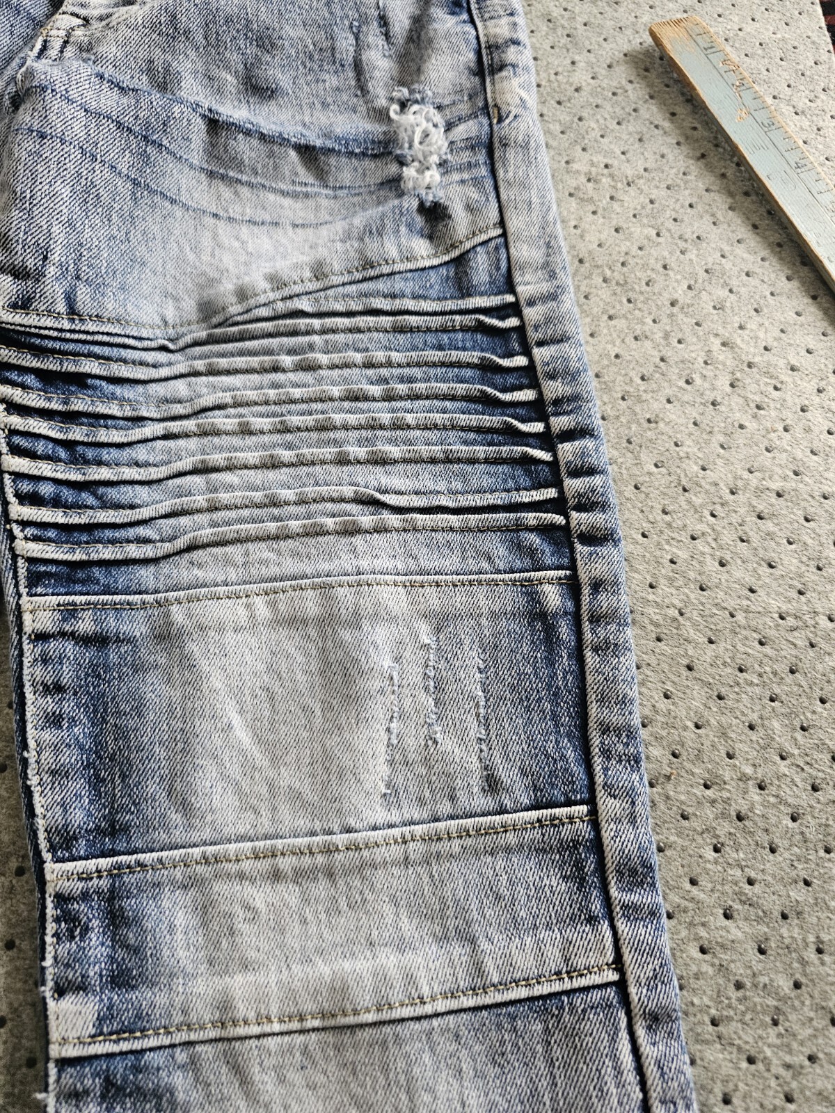 Southpole Y2K Hip Hop Jeans Size 12 Blue Stretch Moto Returns Accepted