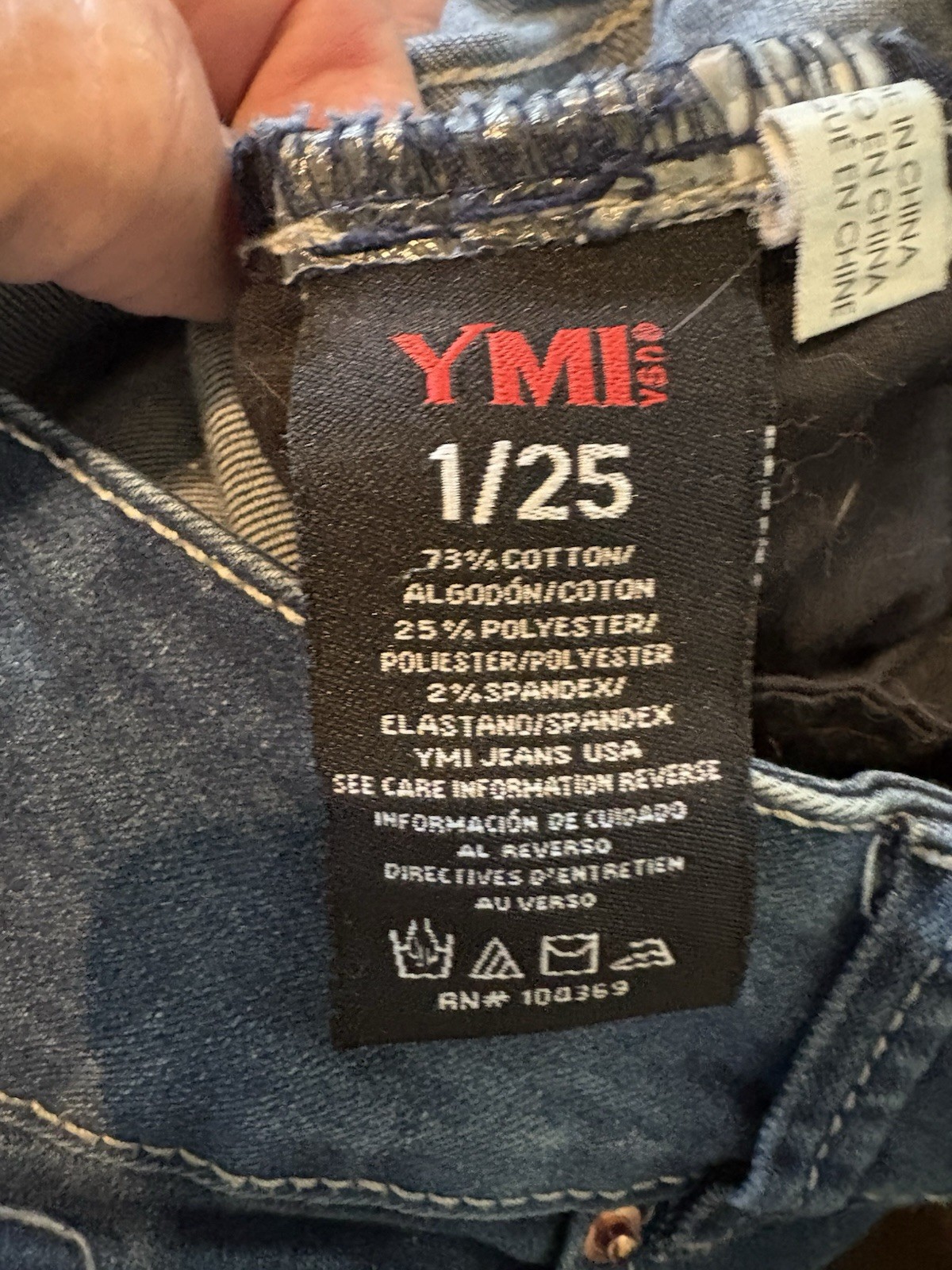 Girls Jeans With Cuff Legs
