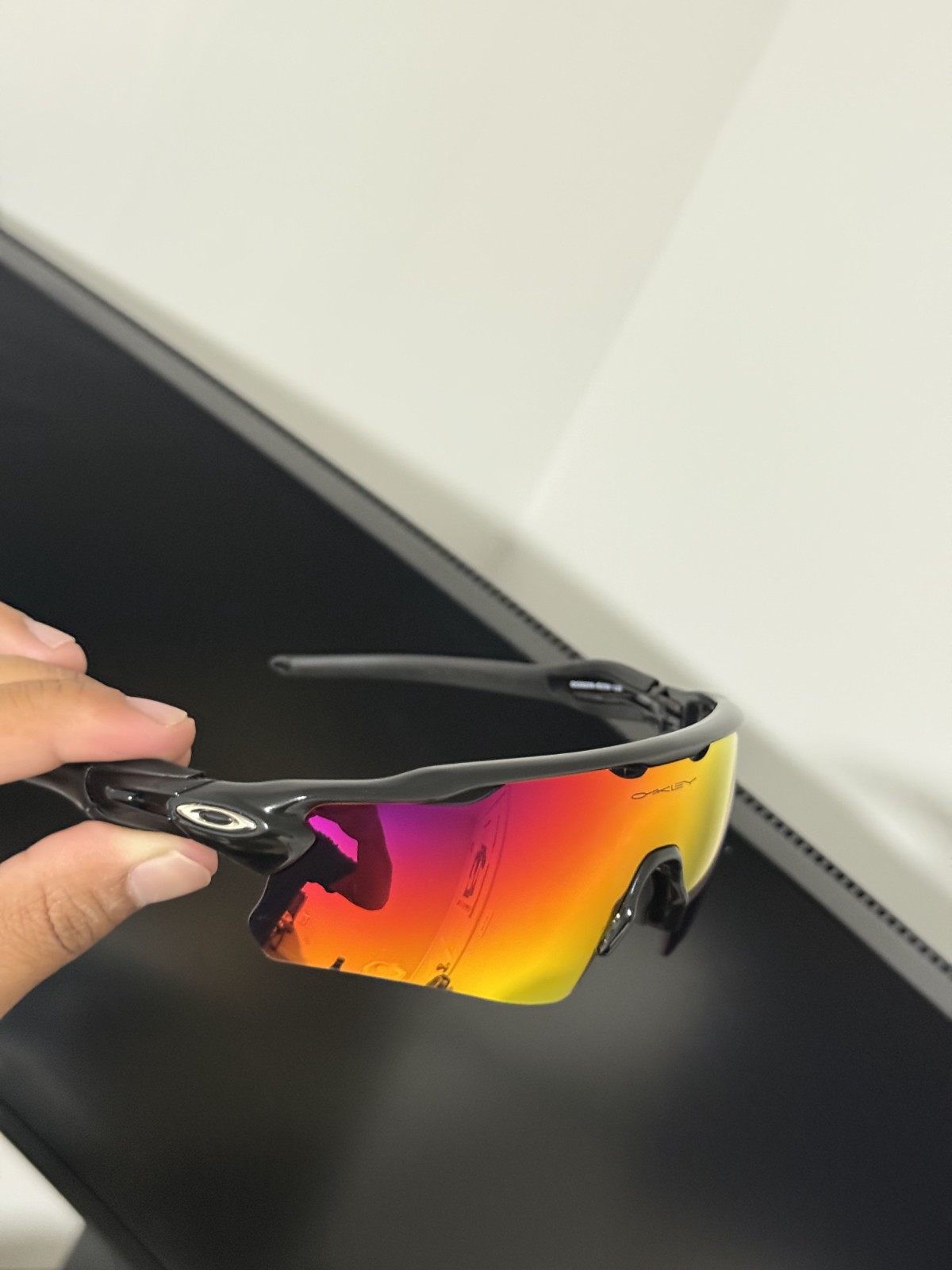 New Oakley Radar Ev Path Sport Sunglasses – Prizm Black/mirror lense (OO9208)