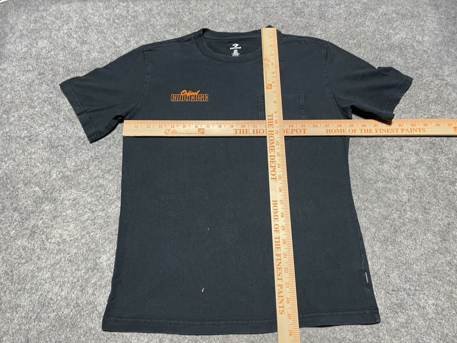 The Original CONVERSE Durable Shirt Dependable Quality Distressed Small Spots