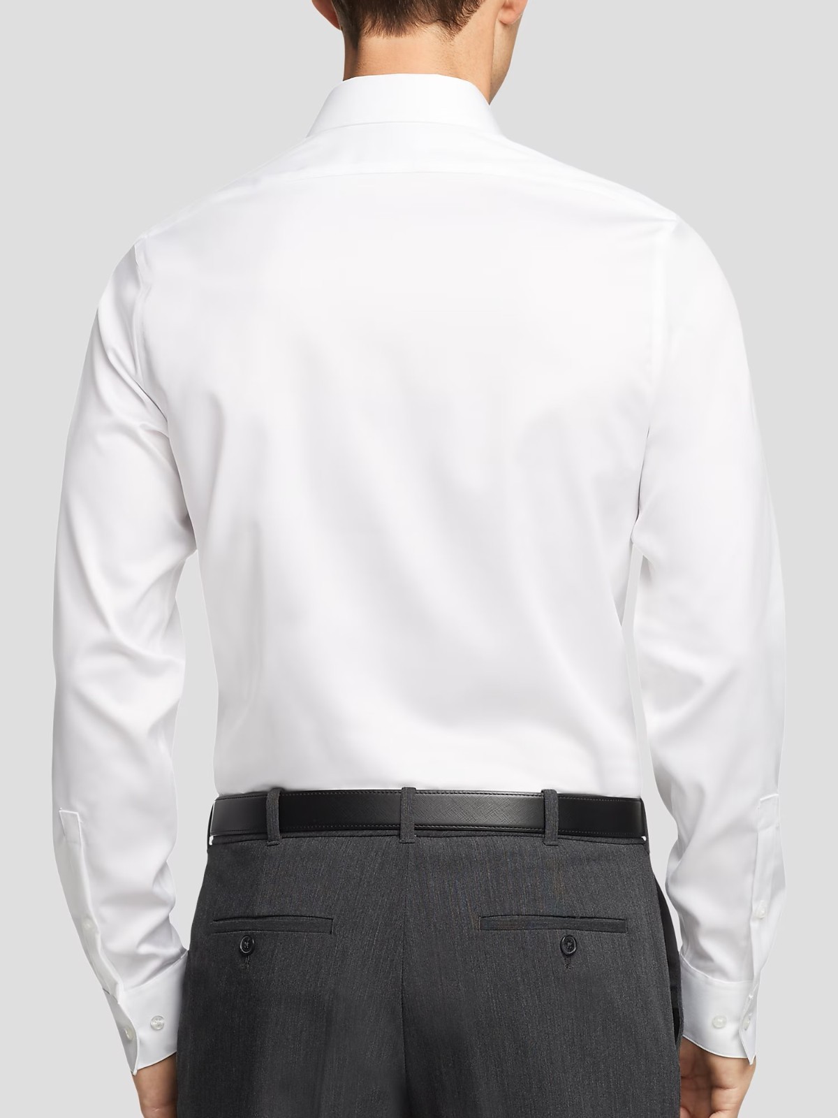 NEW $65 Calvin Klein Slim Fit Non-Iron Dress Shirt w/ Stretch 36/37 TALL NECK 16