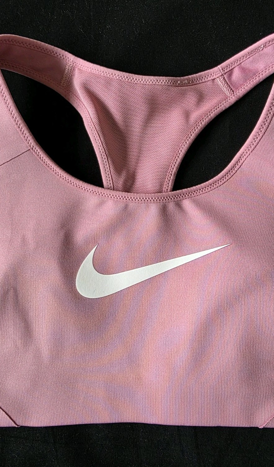 NIKE VICTORY SHAPE WOMEN HIGH SUPPORT SPORT TRAINING BRA PINK/WHITE # 548545-NWT