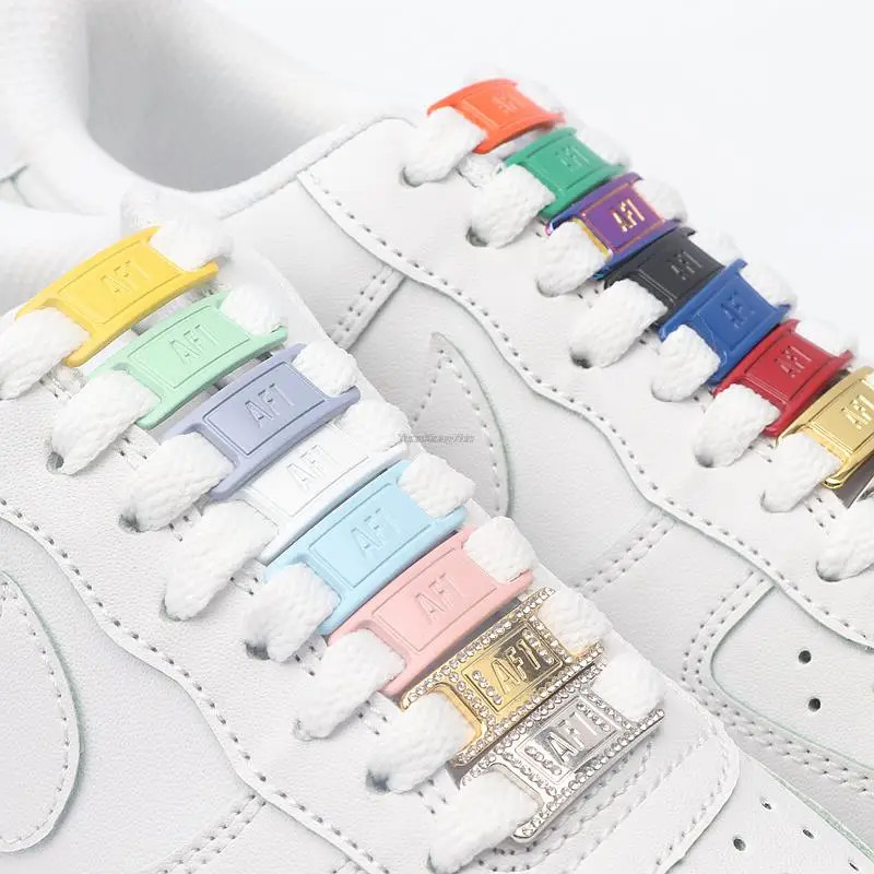 New AF1 Shoelaces Combination White Flat Laces and Shoe Decoration Suit Sneaker
