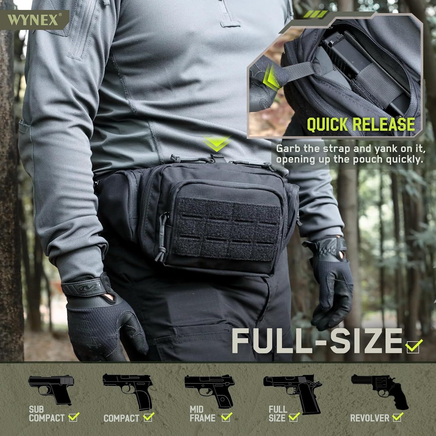 Tactical Waist Fanny Pack Phone Pouch Military Outdoor Camping Hiking Belt Bag