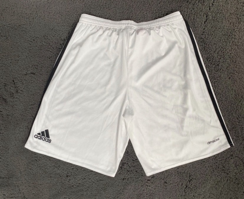 Original Adidas Germany National Team Soccer Shorts White ClimaCool